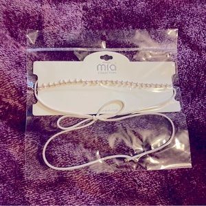 Mia Collection Double Choker Necklace